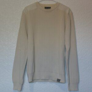 Mens Nautica Jeans Cream Sweater Size XL (100% cotton)